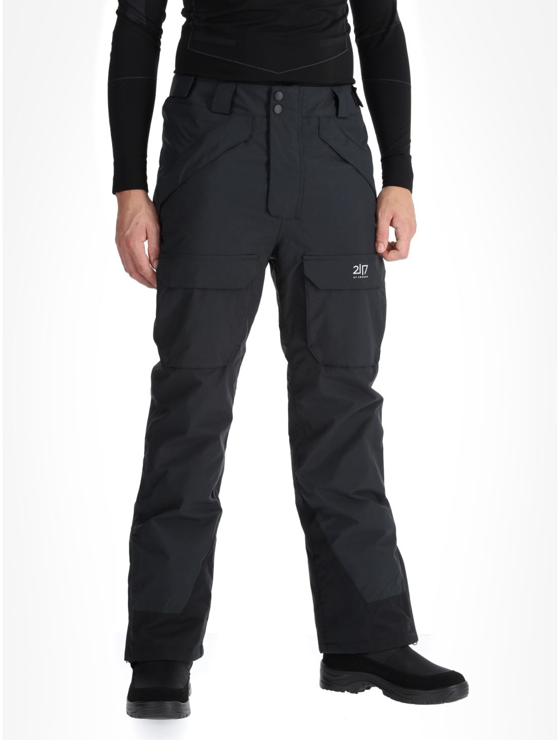 2117 of Sweden, Nelkerim pantaloni da sci uomo Black nero 