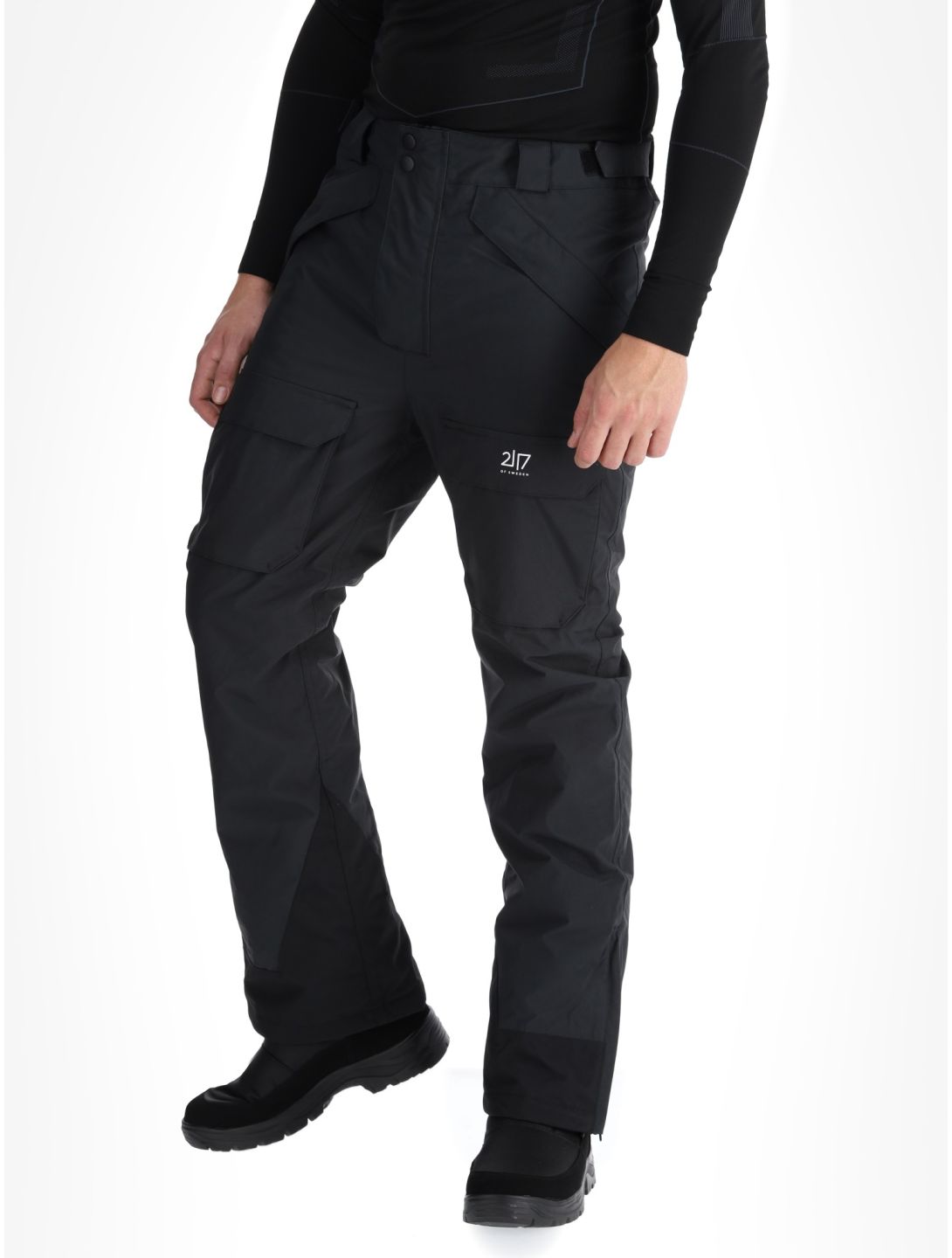 2117 of Sweden, Nelkerim pantaloni da sci uomo Black nero 