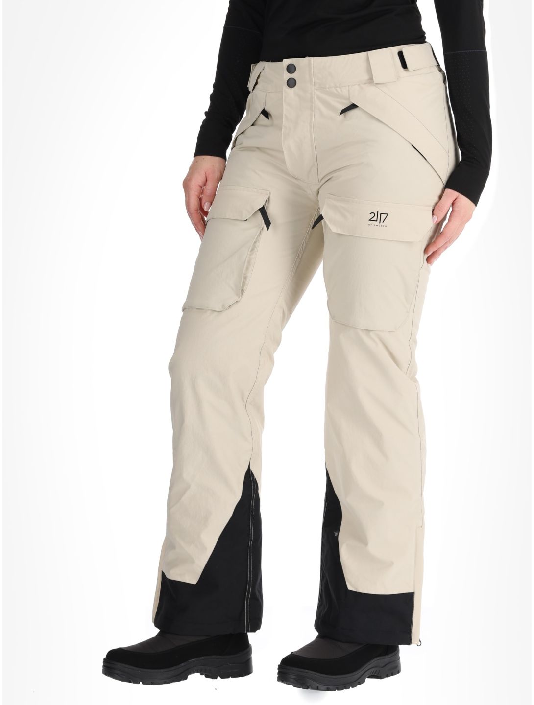 2117 of Sweden, Nelkerim pantaloni da sci donna Beige beige 