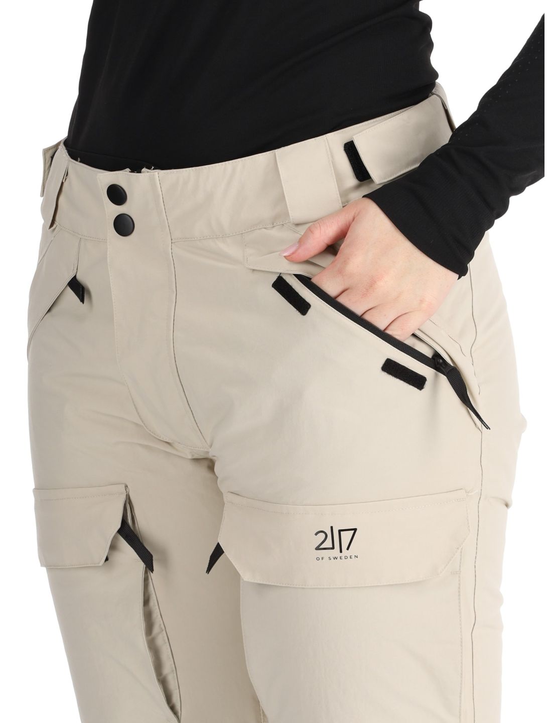 2117 of Sweden, Nelkerim pantaloni da sci donna Beige beige 