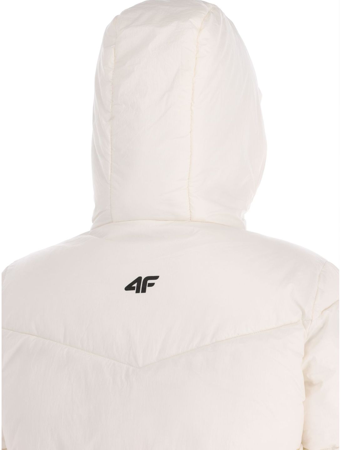 4F, Down Jacket  F277 piumino donna Off White bianco 