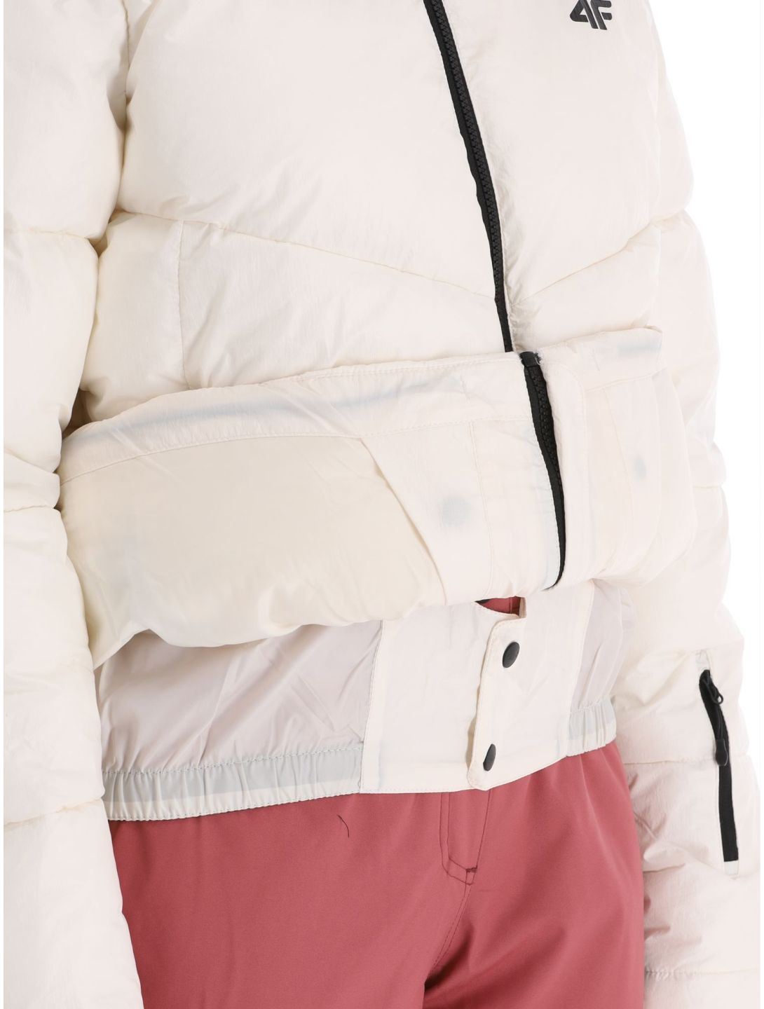 4F, Down Jacket  F277 piumino donna Off White bianco 