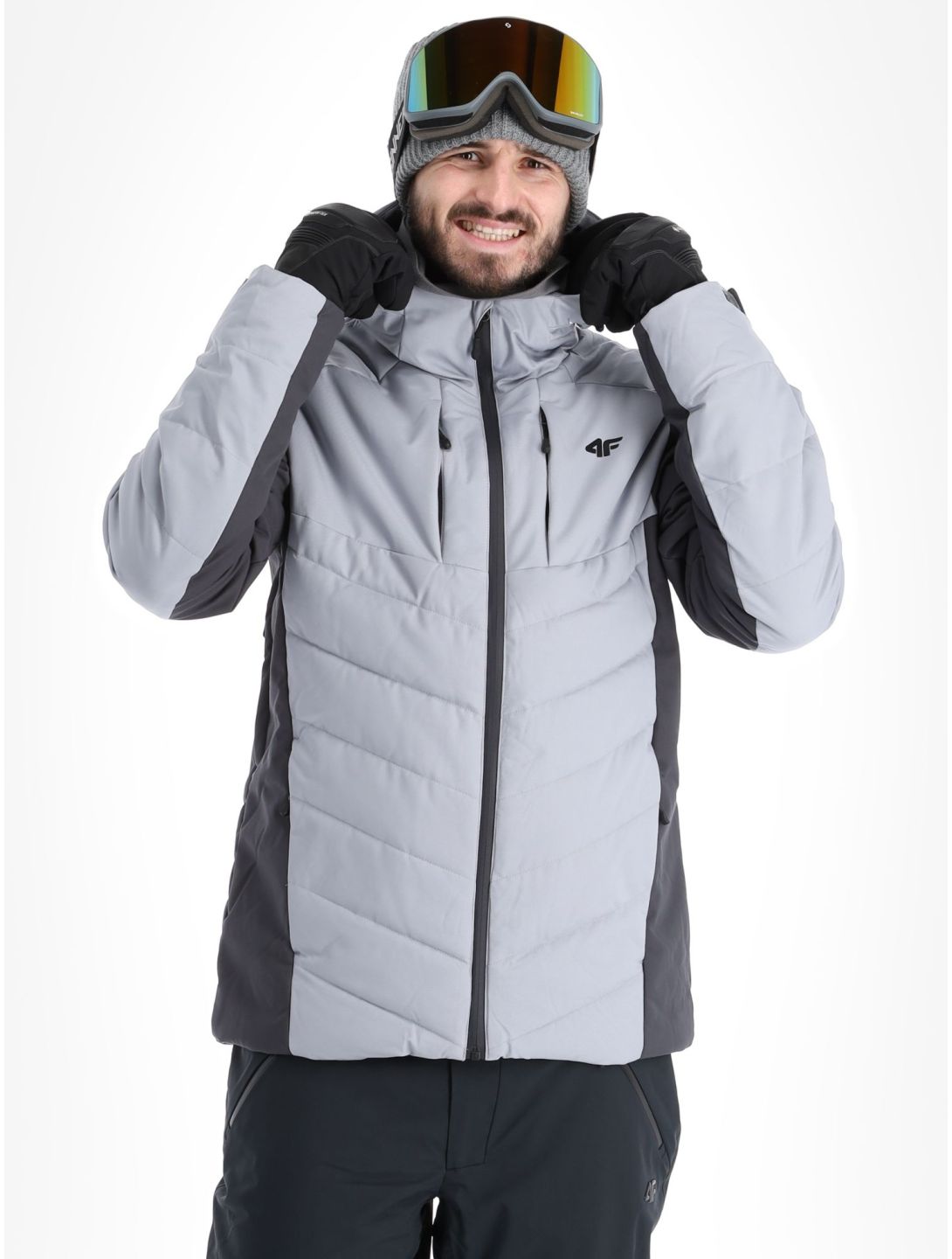 4F, Down Jacket  M278 piumino uomo Grey grigio 