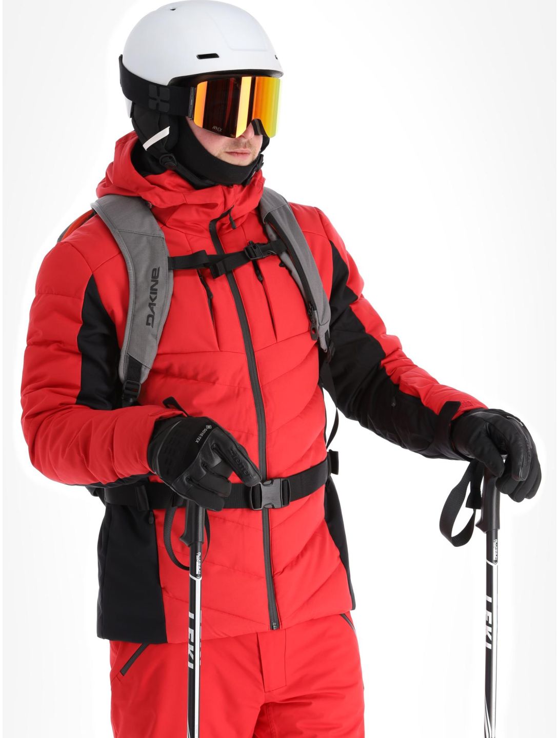 4F, Down Jacket  M278 piumino uomo Red nero, rosso 