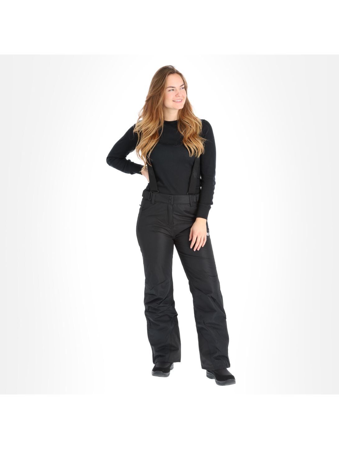 4F, H4Z20-SPDN001 pantaloni da sci donna deep nero