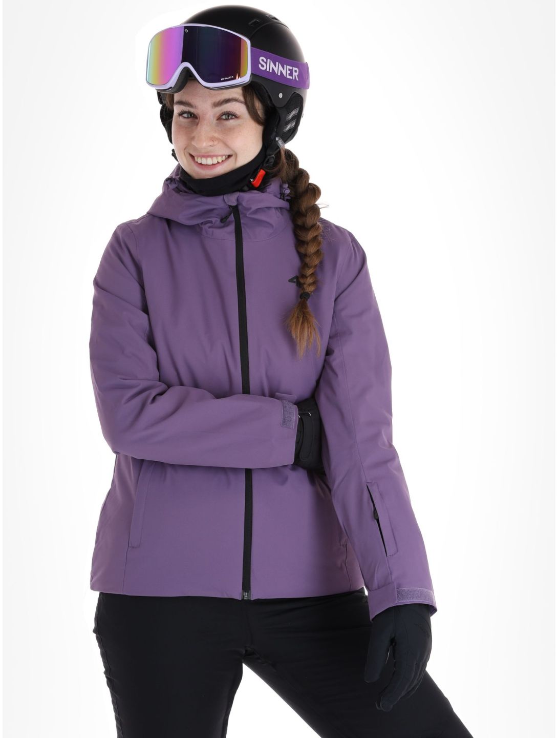 4F, Jacket  F120 giacca sci donna Dark Violet viola 