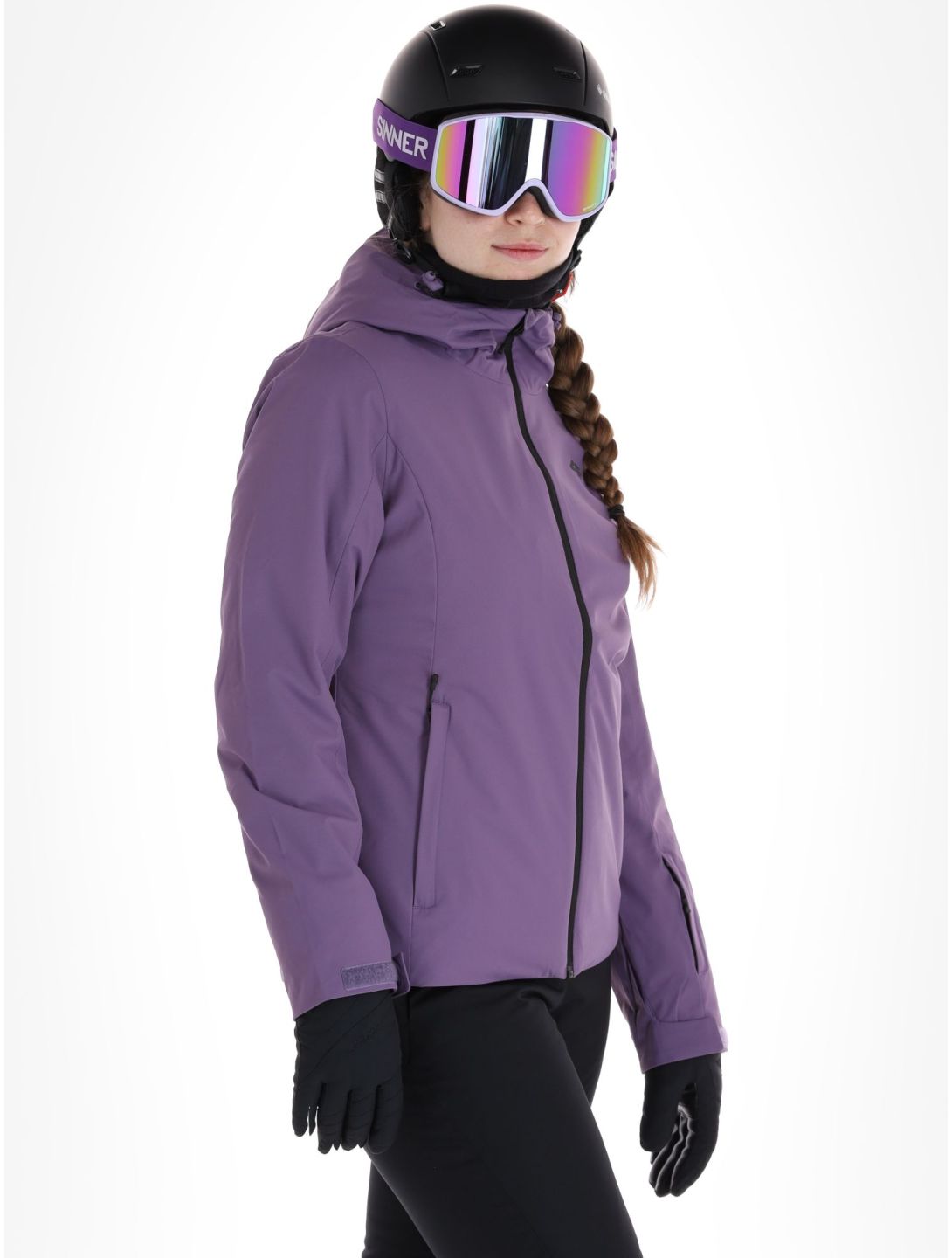 4F, Jacket  F120 giacca sci donna Dark Violet viola 