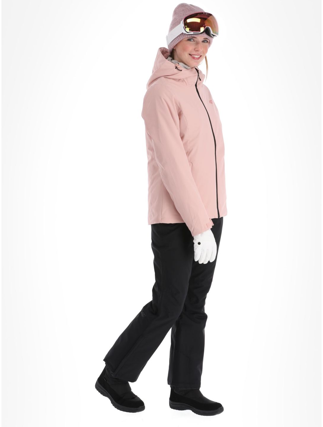 4F, Jacket  F120 giacca sci donna Light Pink rosa 