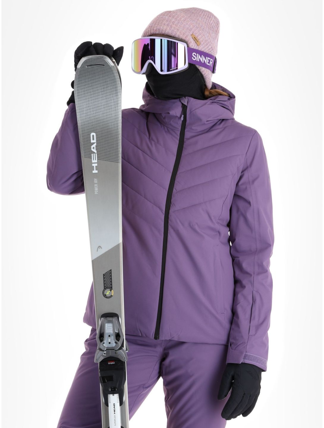 4F, Jacket  F122 giacca sci donna Dark Violet viola 