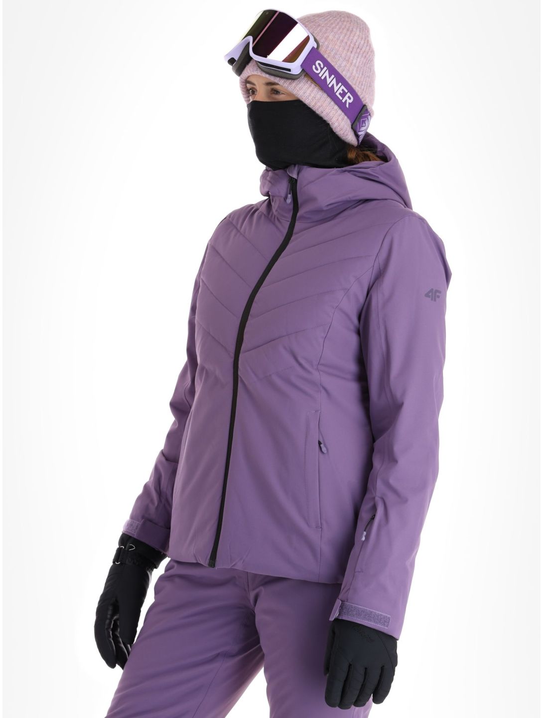 4F, Jacket  F122 giacca sci donna Dark Violet viola 