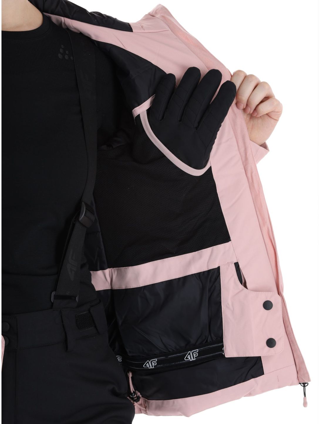 4F, Jacket  F122 giacca sci donna Light Pink rosa 