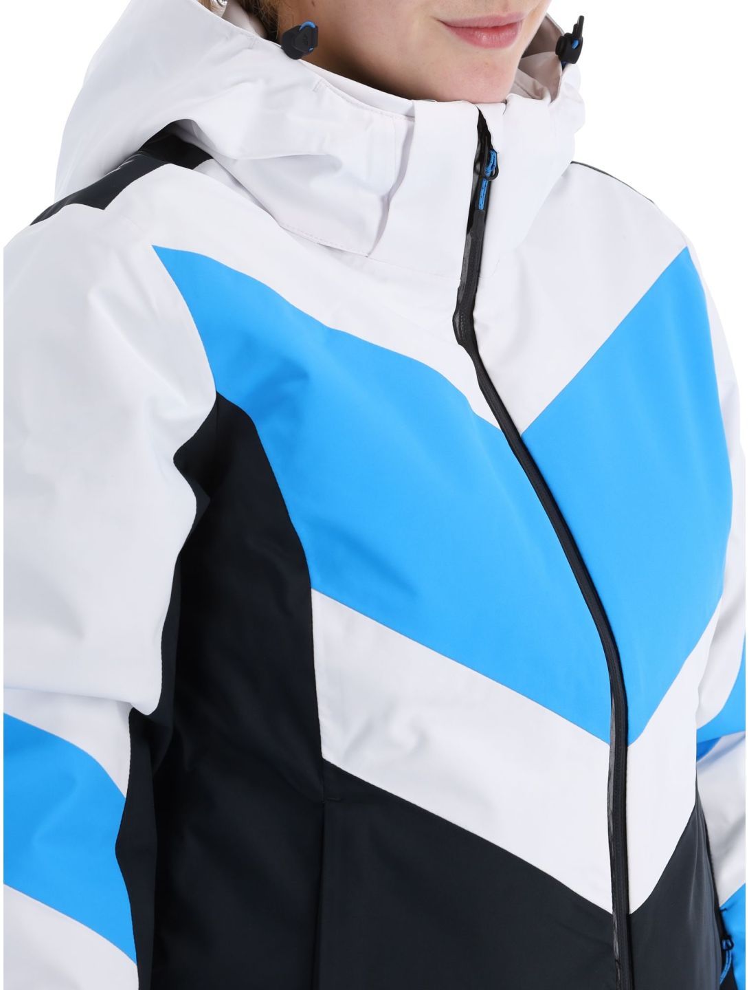 4F, Technical Jacket  F338 giacca sci donna Turquoise bianco, nero, Turquoise 