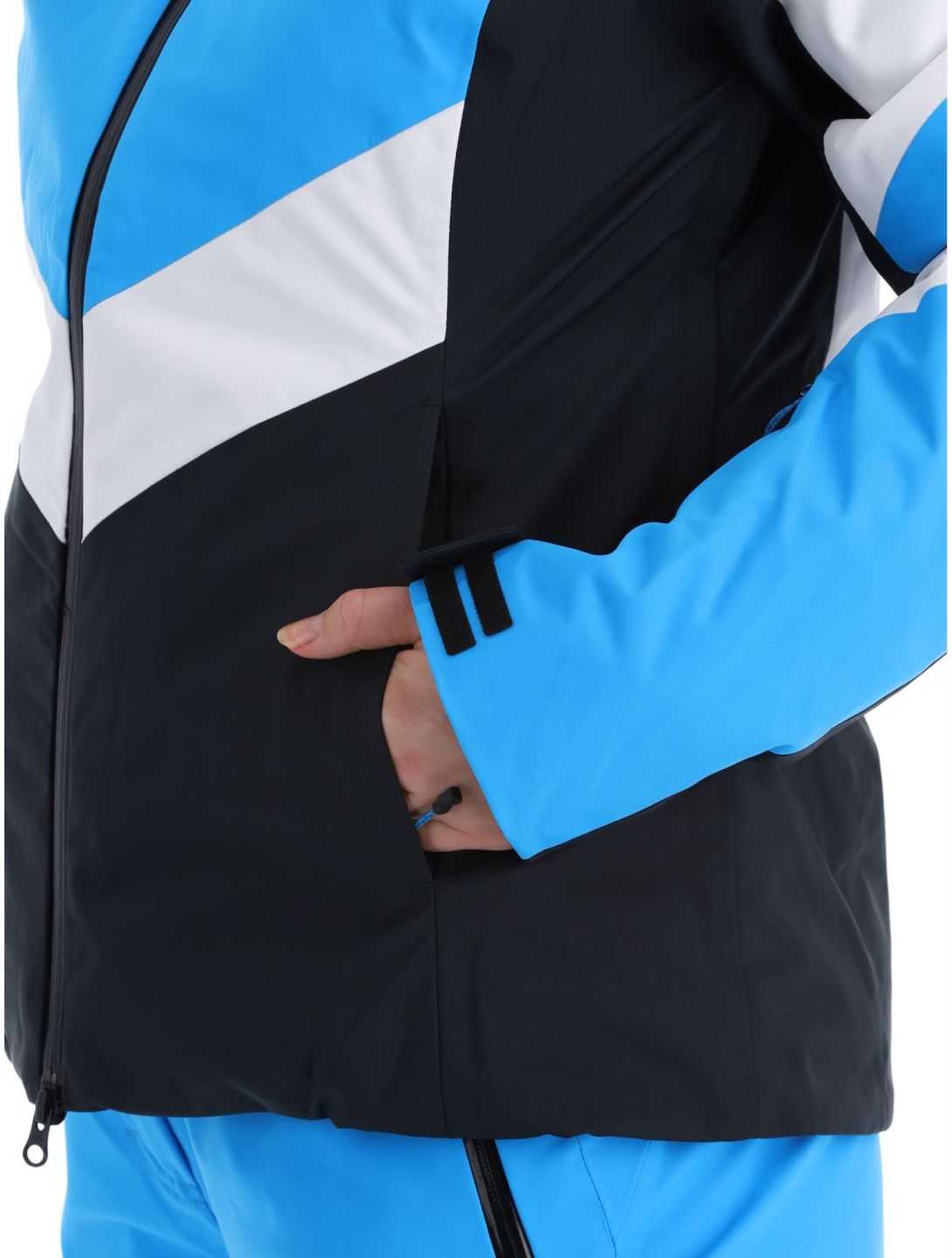 4F, Technical Jacket  F338 giacca sci donna Turquoise bianco, nero, Turquoise 