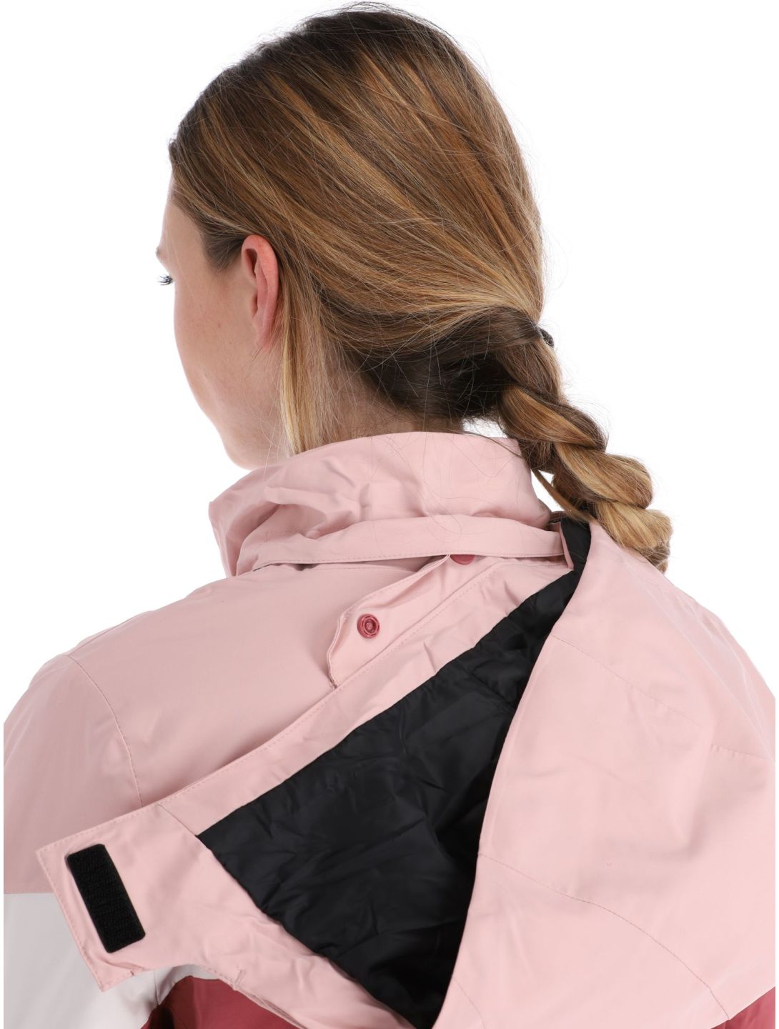 4F, Technical Jacket  F344 giacca sci donna Dark Pink beige, rosa 