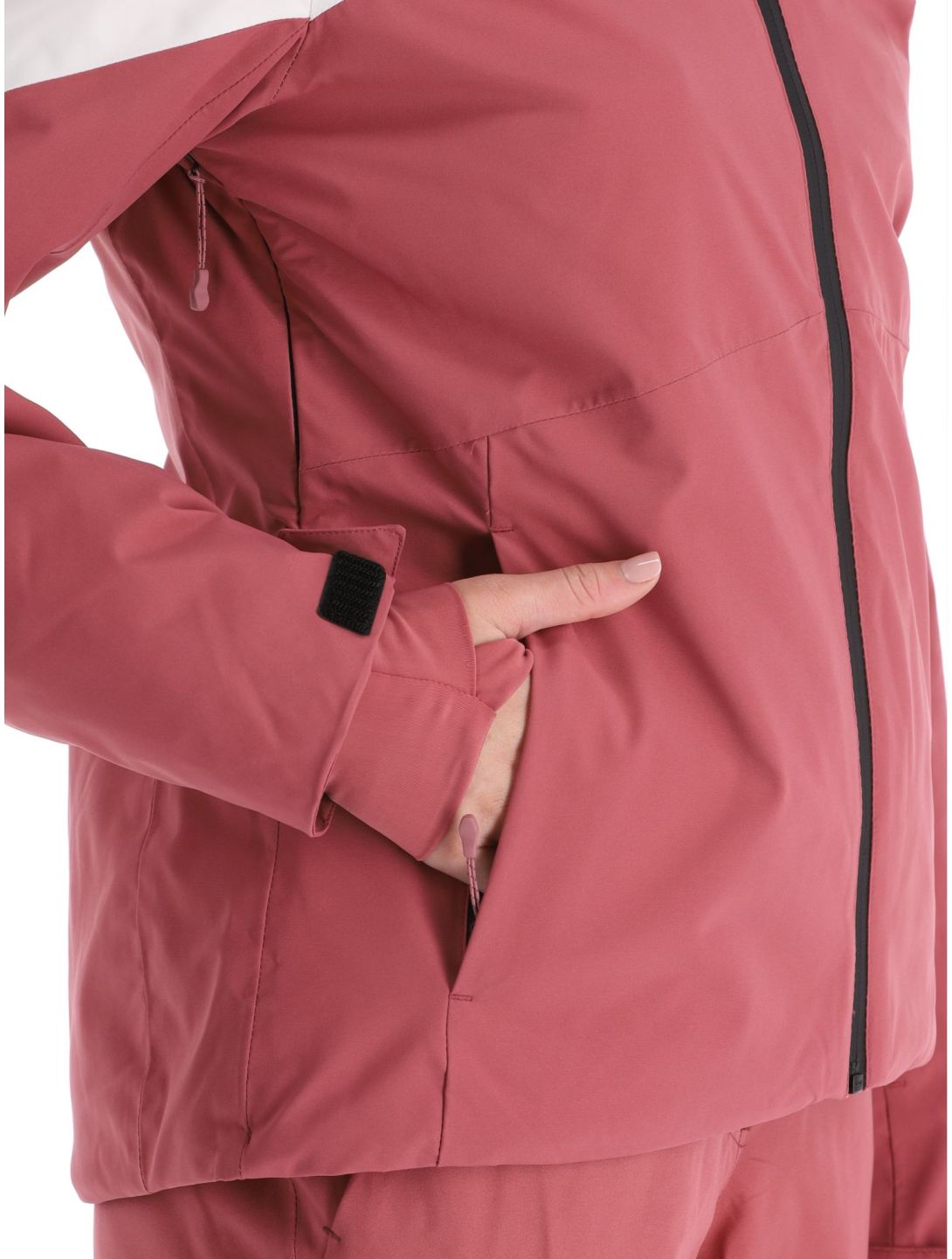 4F, Technical Jacket  F344 giacca sci donna Dark Pink beige, rosa 