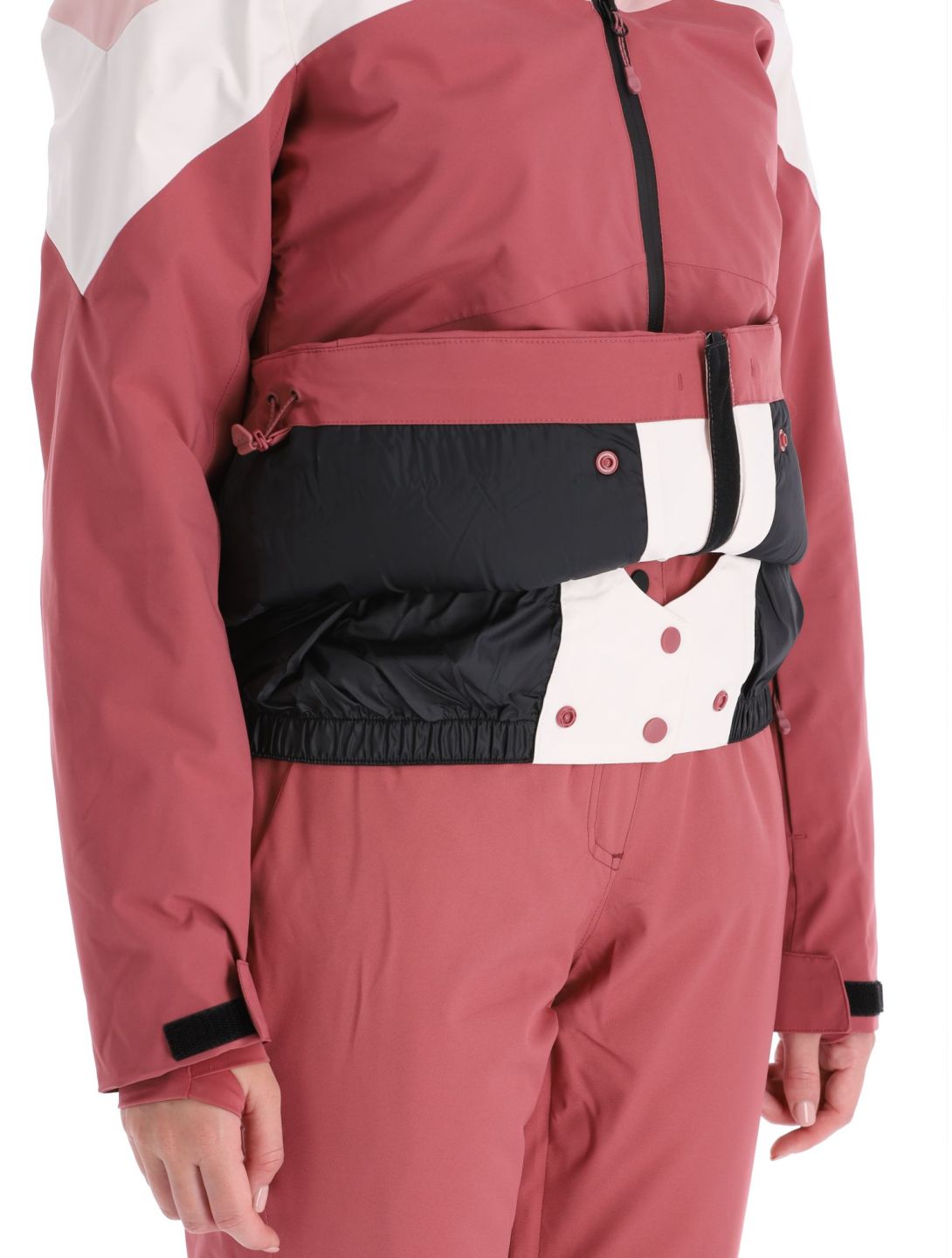 4F, Technical Jacket  F344 giacca sci donna Dark Pink beige, rosa 