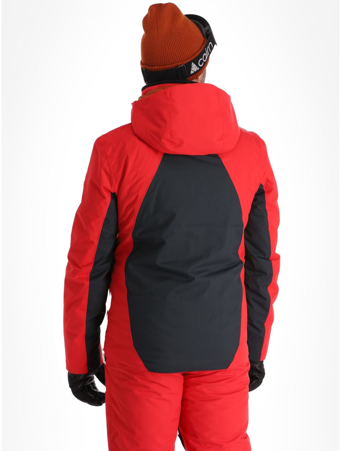 4F, Technical Jacket  M283 giacca sci uomo Dark Red nero, rosso 