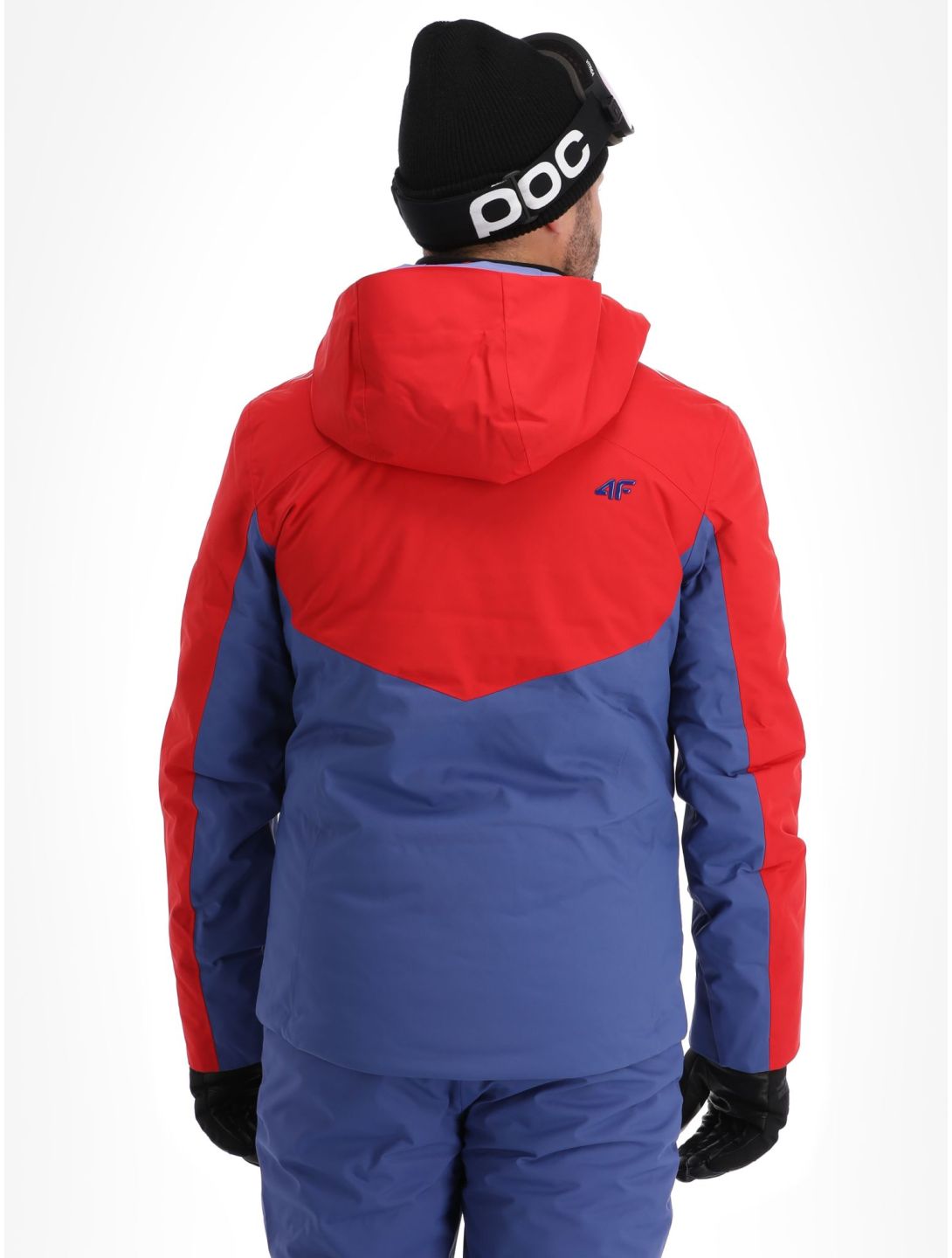 4F, Technical Jacket  M284 giacca sci uomo Dark Red blu, rosso 