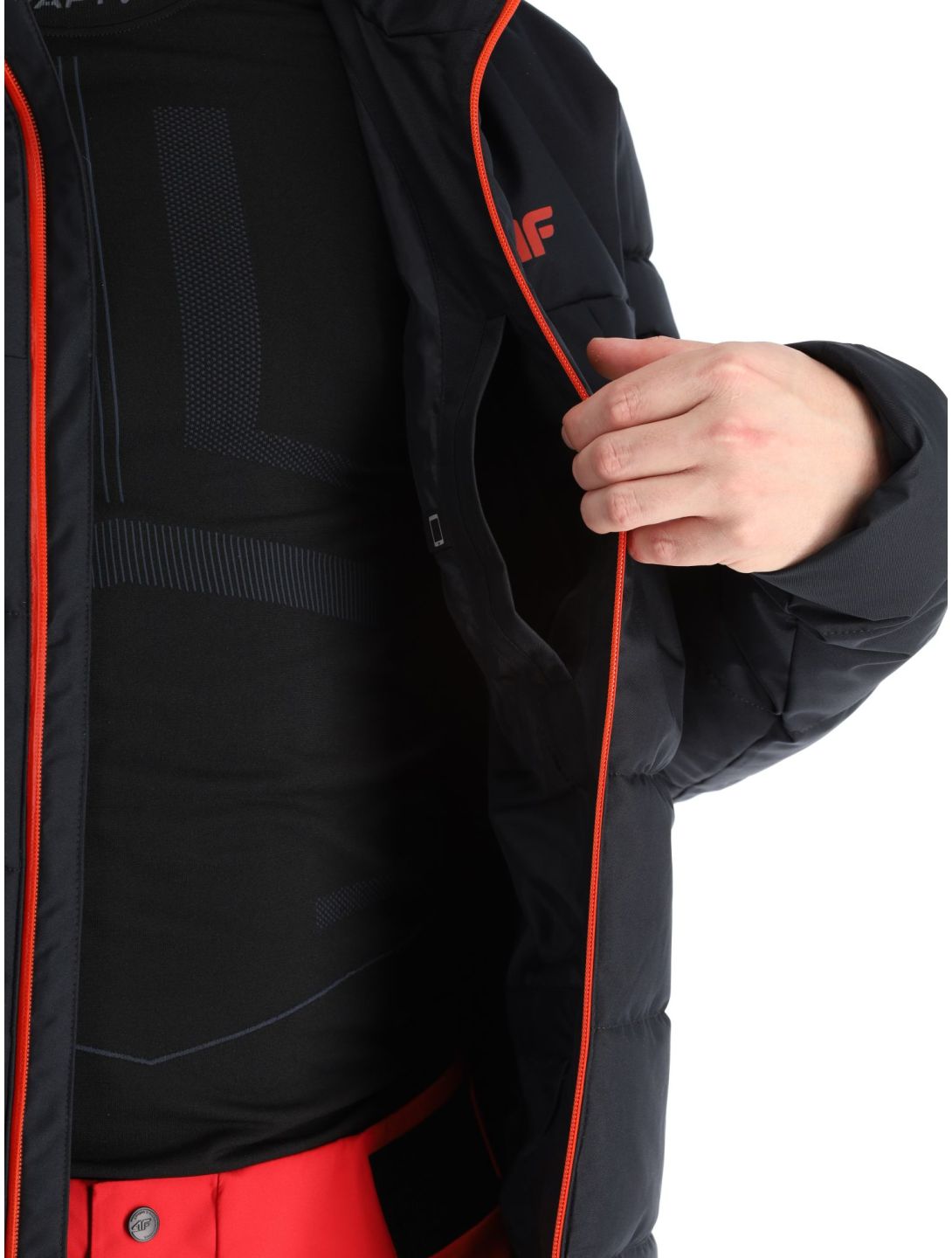 4F, Technical Jacket  M307 giacca sci uomo Deep Black nero 