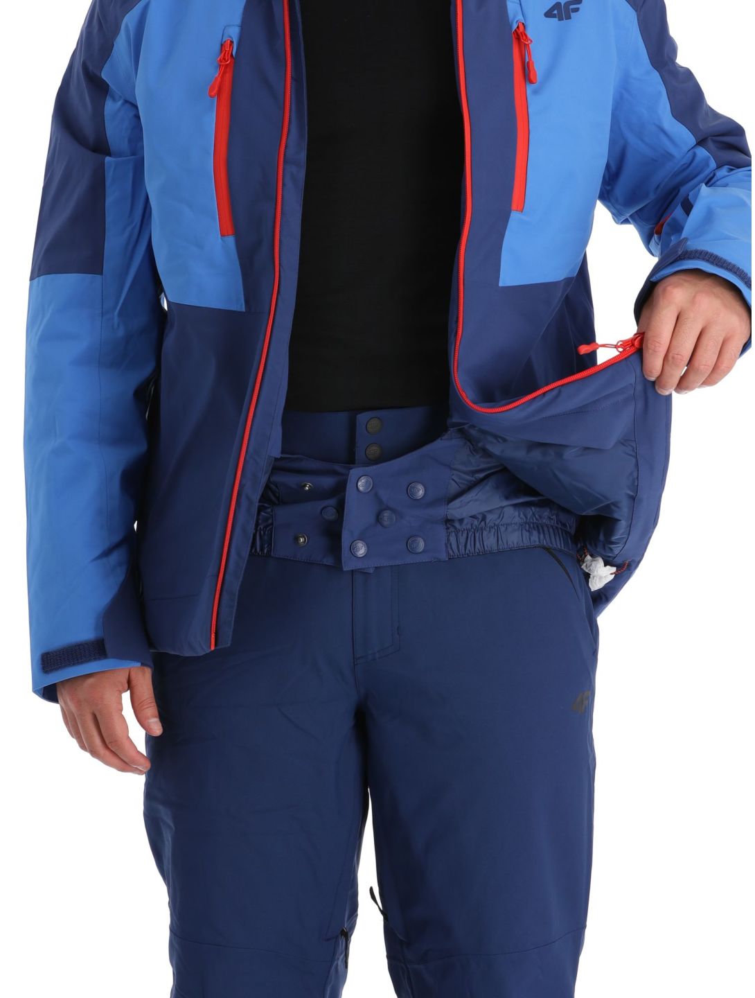 4F, Technical Jacket  M345 giacca sci uomo Navy blu 