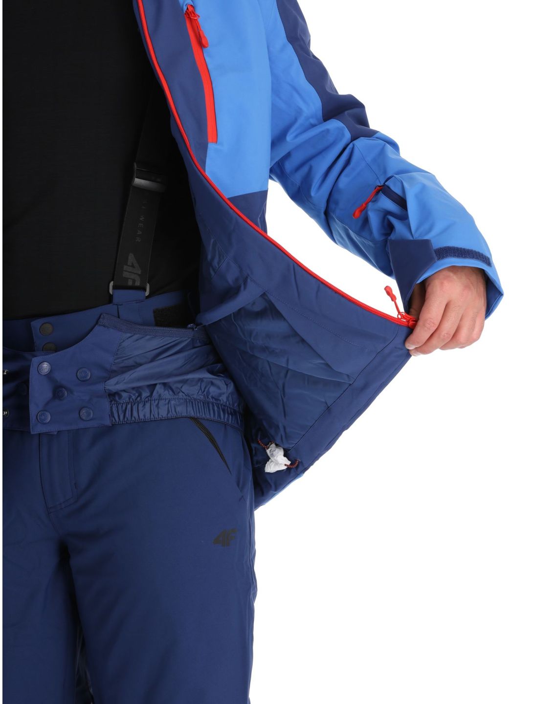 4F, Technical Jacket  M345 giacca sci uomo Navy blu 