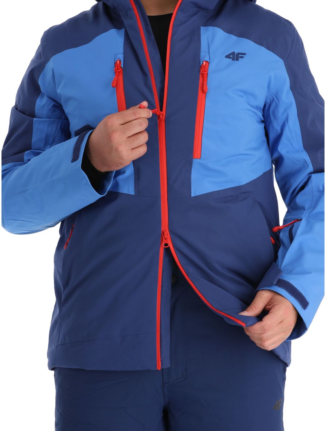 4F, Technical Jacket  M345 giacca sci uomo Navy blu 