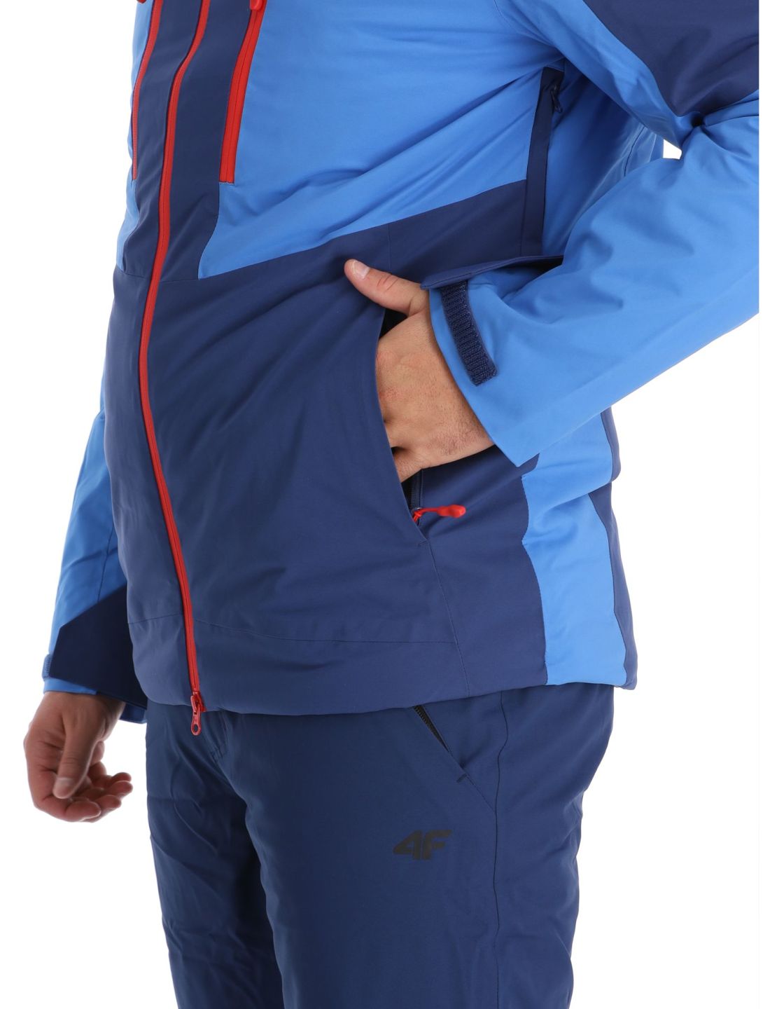 4F, Technical Jacket  M345 giacca sci uomo Navy blu 