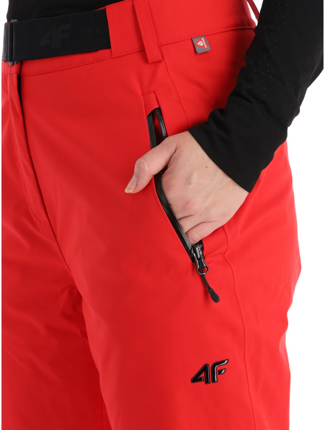 4F, Trousers Fnk  F398 pantaloni da sci donna Red rosso 