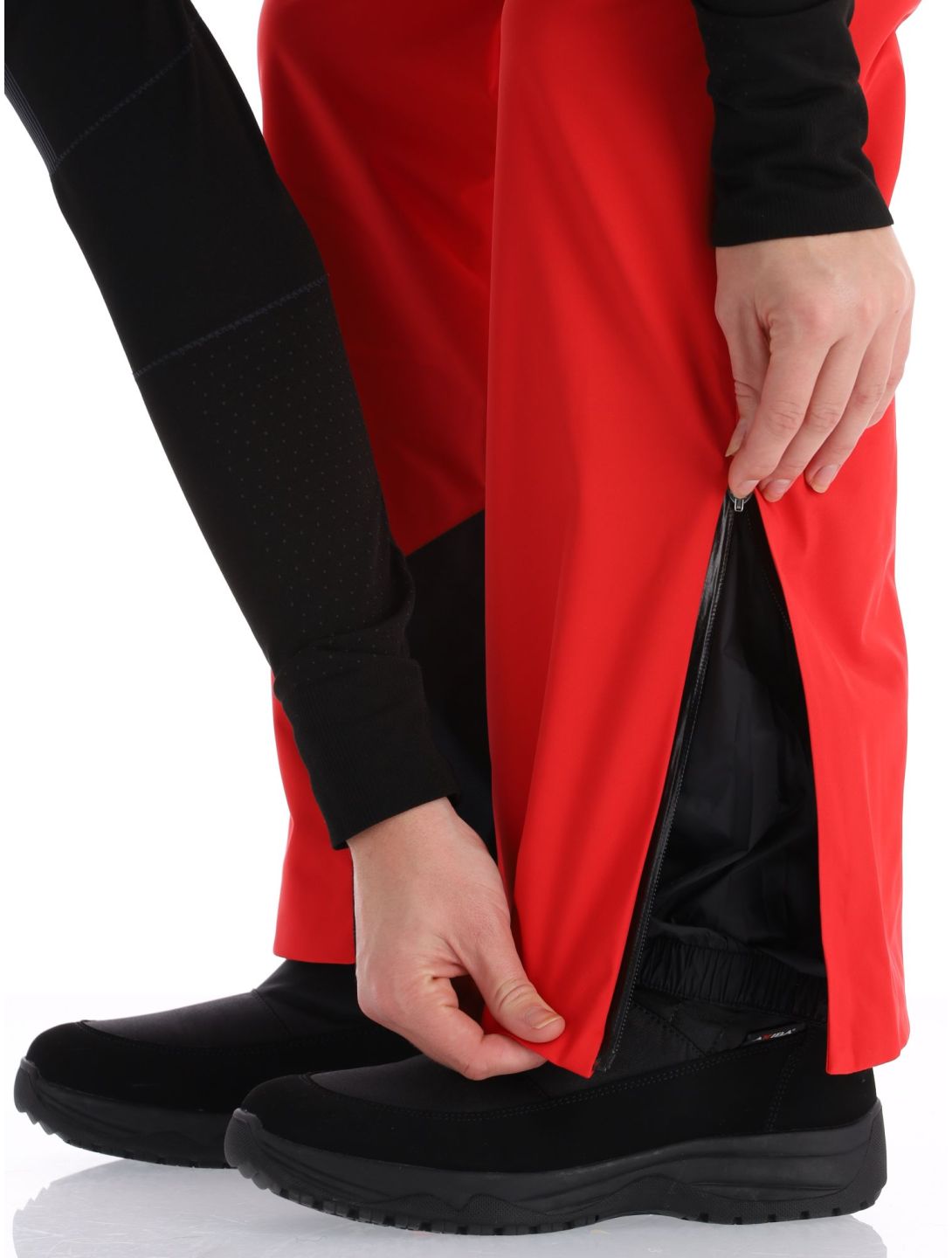 4F, Trousers Fnk  F398 pantaloni da sci donna Red rosso 