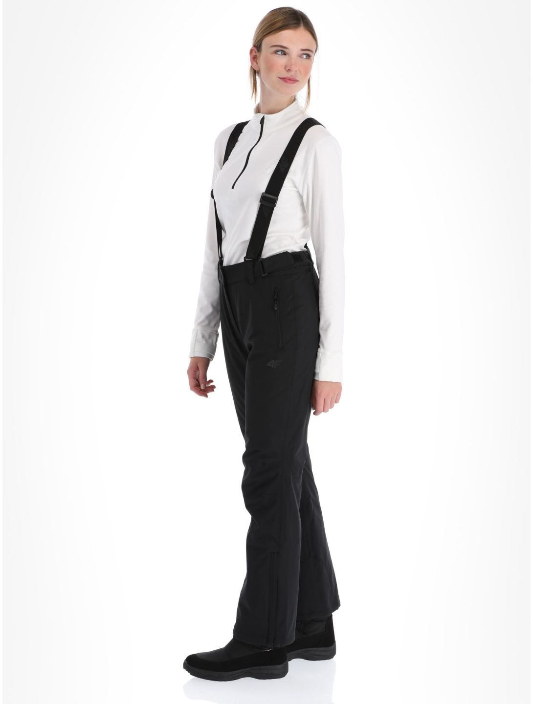 4F, Trousers Fnk  F419 pantaloni da sci donna Black nero 