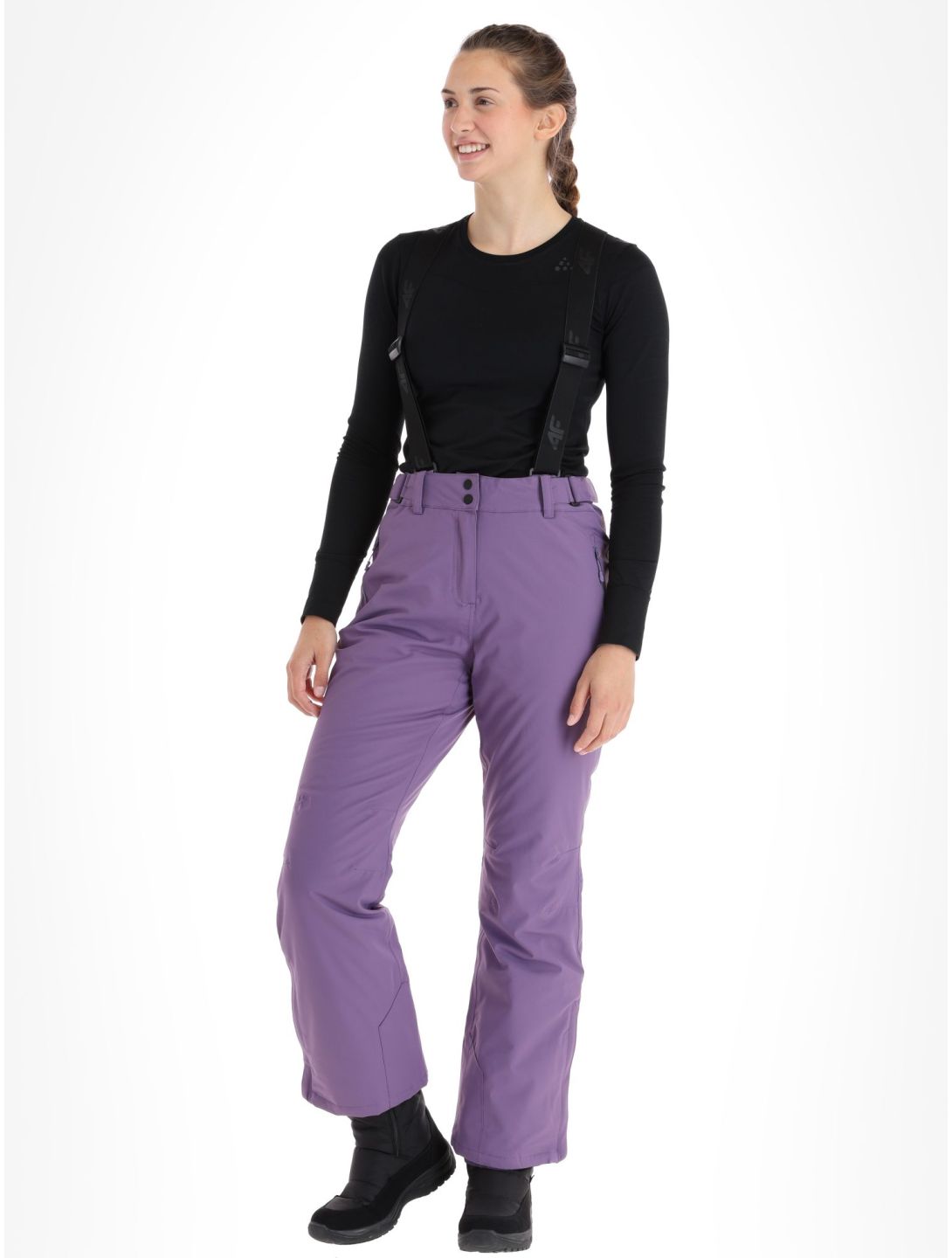 4F, Trousers Fnk  F419 pantaloni da sci donna Dark Violet viola 