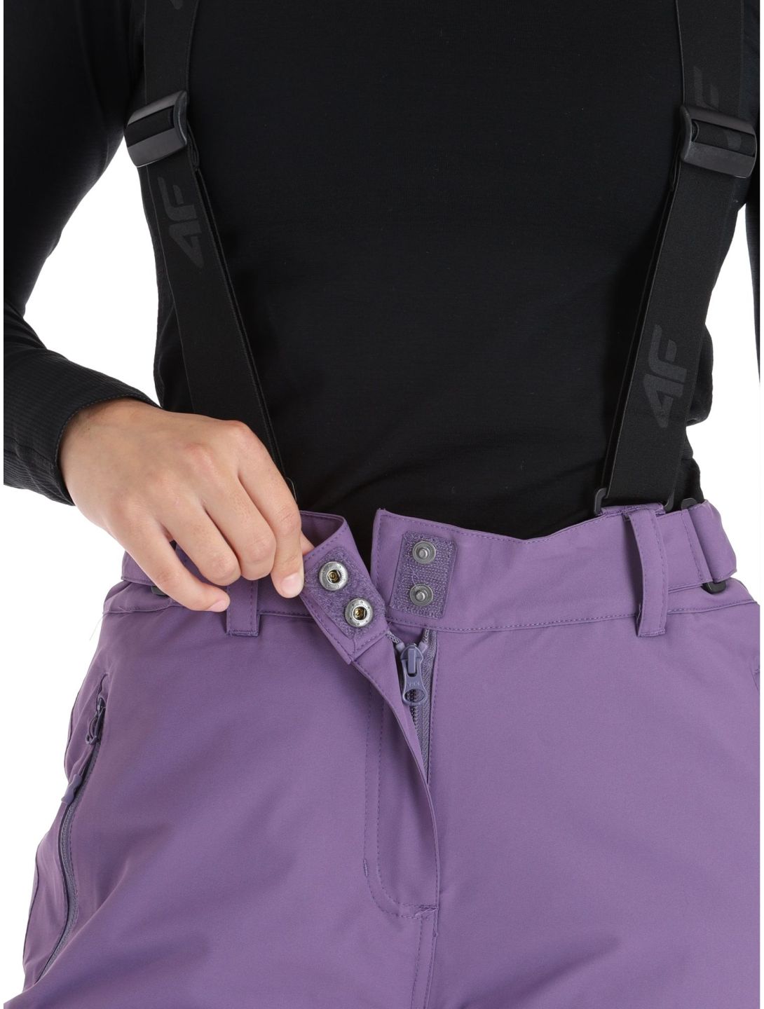 4F, Trousers Fnk  F419 pantaloni da sci donna Dark Violet viola 