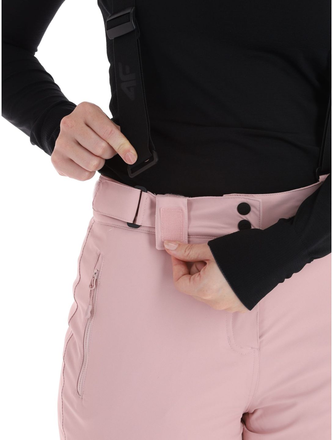 4F, Trousers Fnk  F419 pantaloni da sci donna Light Pink rosa 