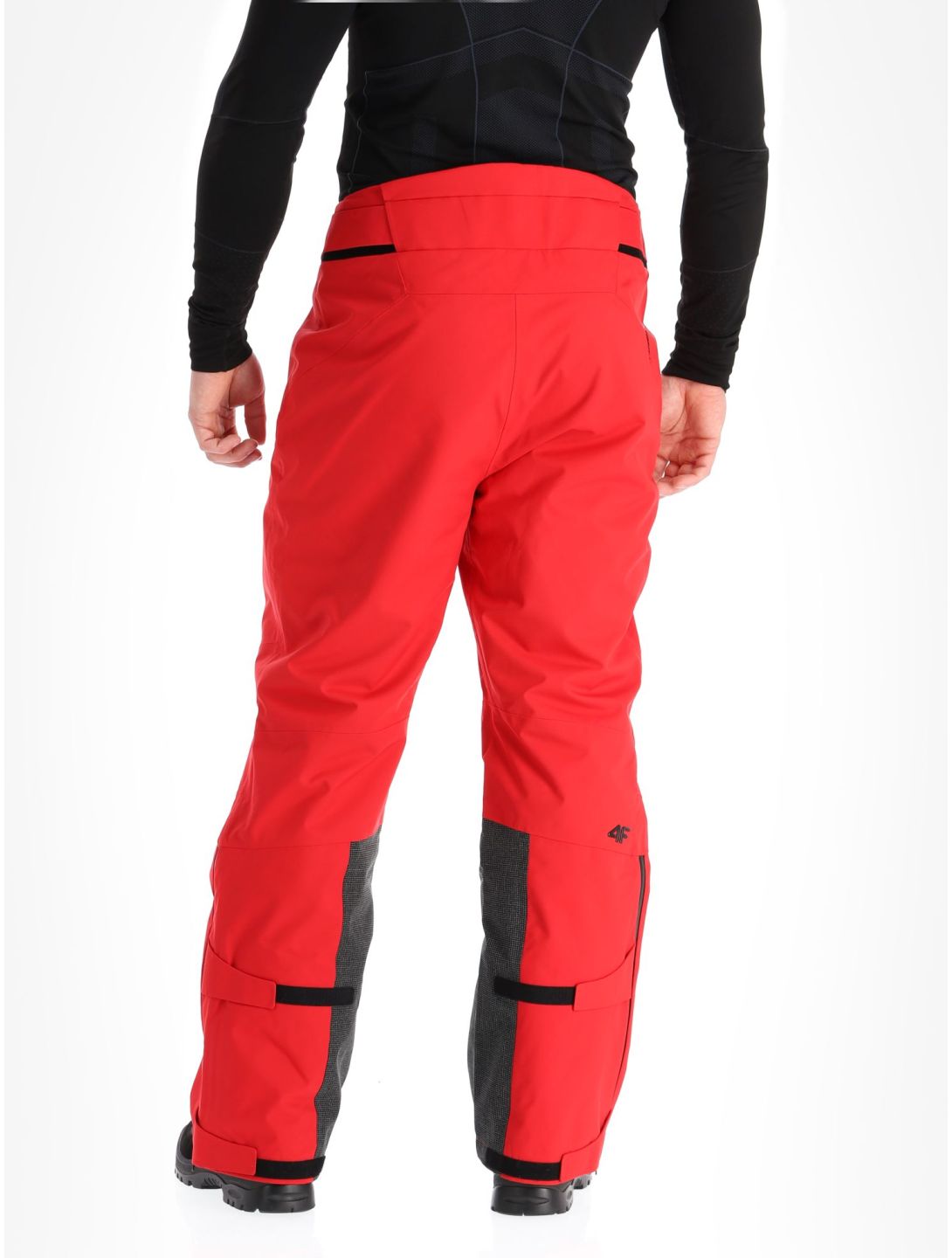 4F, Trousers Fnk  M343 pantaloni da sci uomo Dark Red rosso 