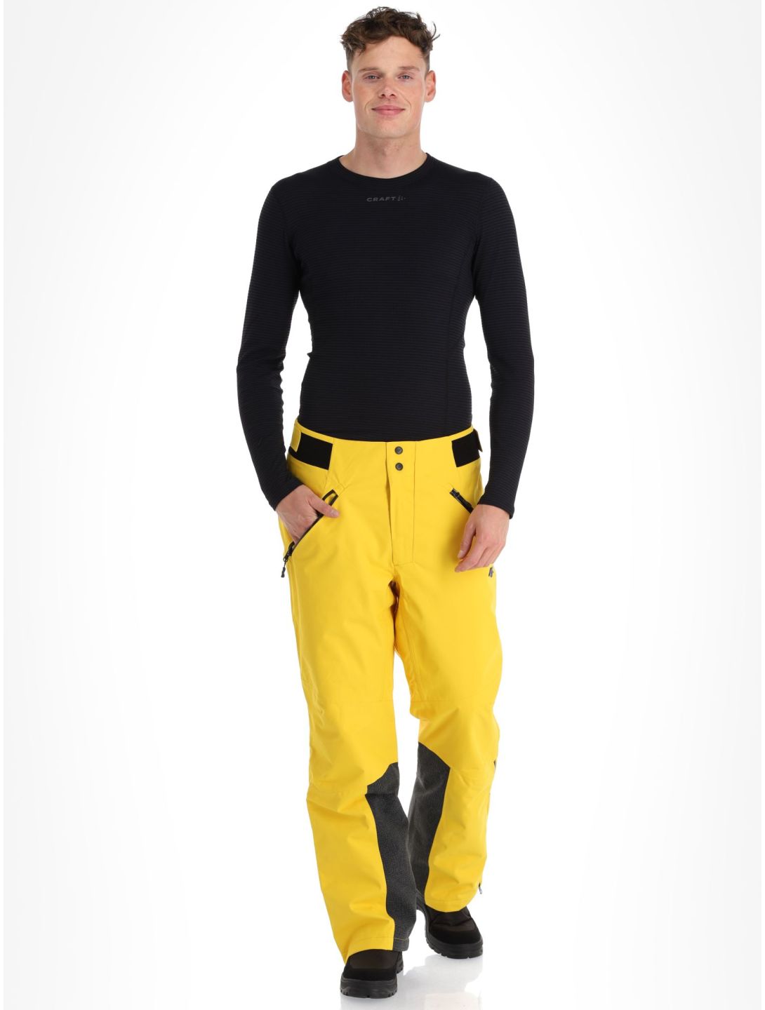 4F, Trousers Fnk  M343 pantaloni da sci uomo Yellow giallo 