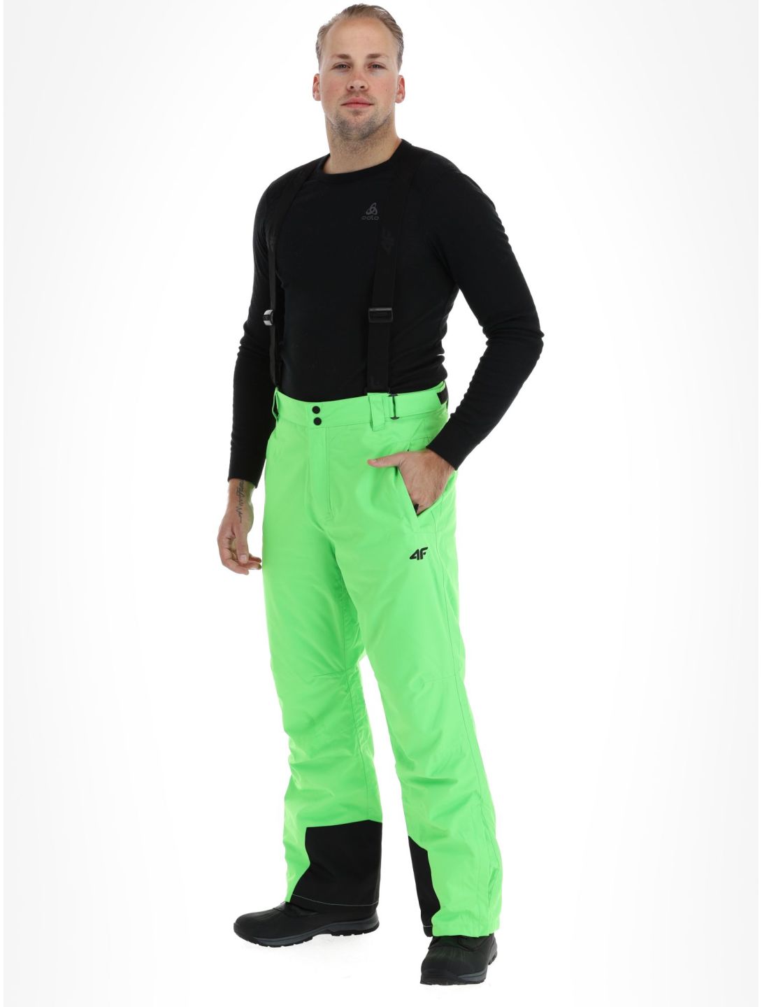 4F, Trousers Fnk  M361 pantaloni da sci uomo Green verde 