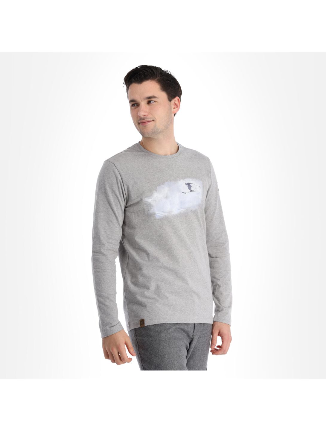 Almgwand, Seegatterlalm maglia uomo grigio 