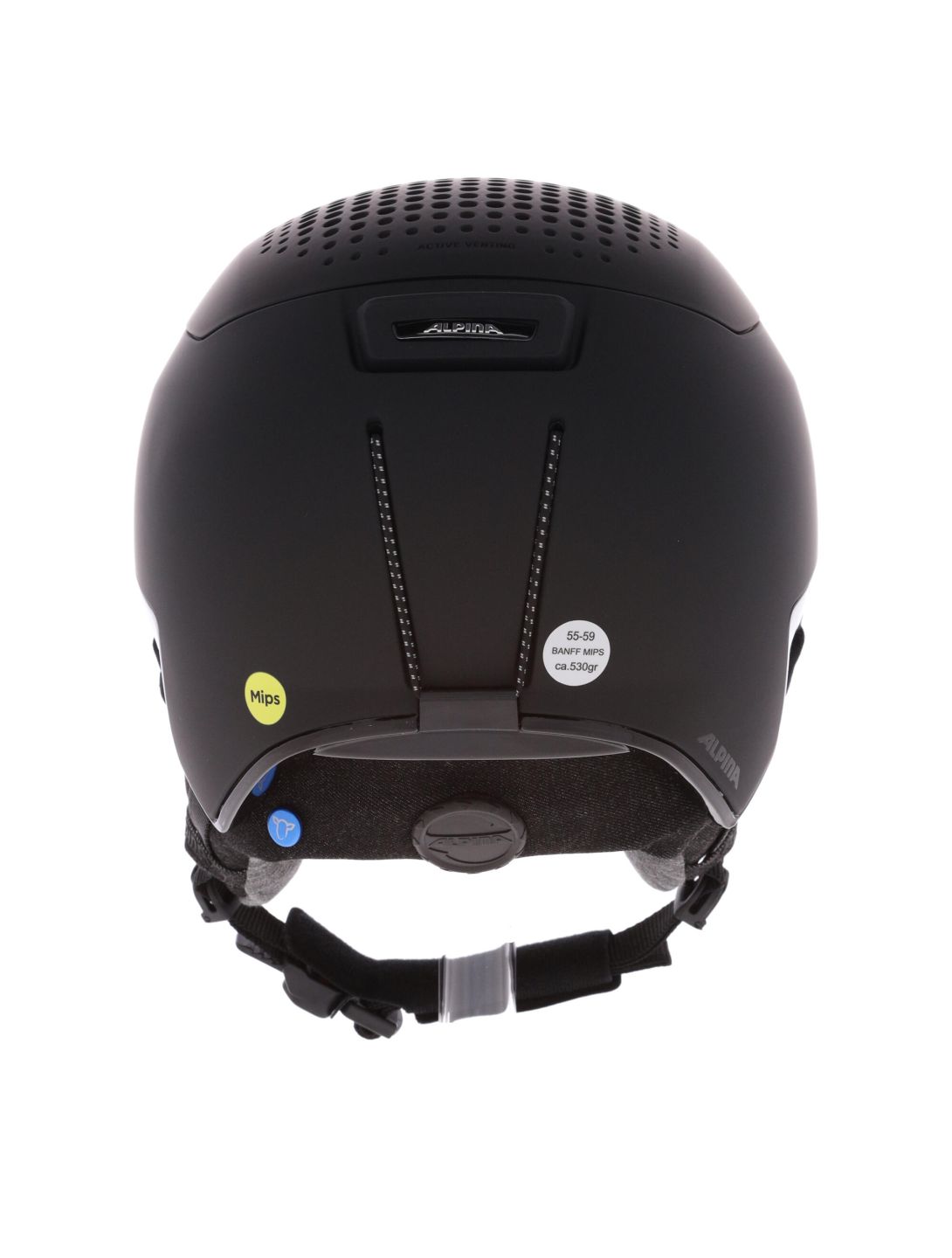 Alpina, Banff Mips casco unisex Black Matt nero 