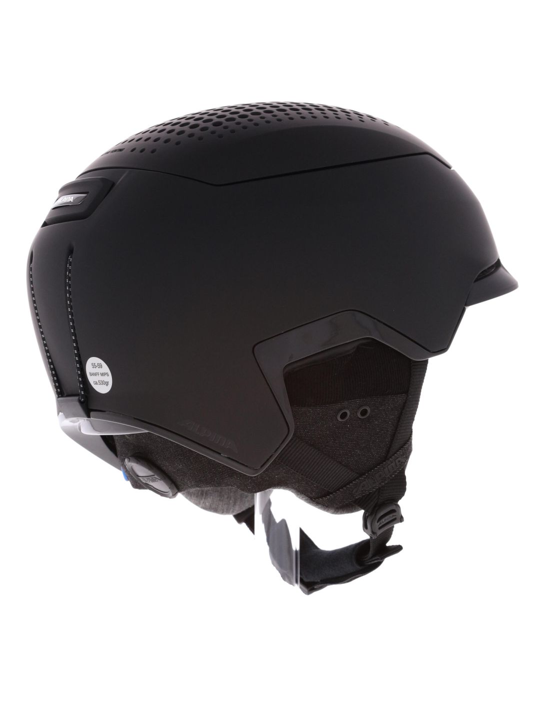 Alpina, Banff Mips casco unisex Black Matt nero 