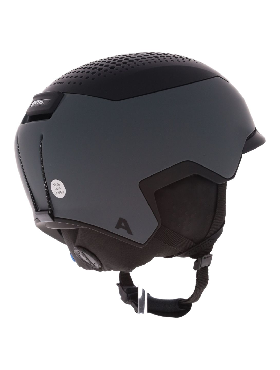 Alpina, Gems casco unisex Midnight Grey Black Matt grigio, nero 