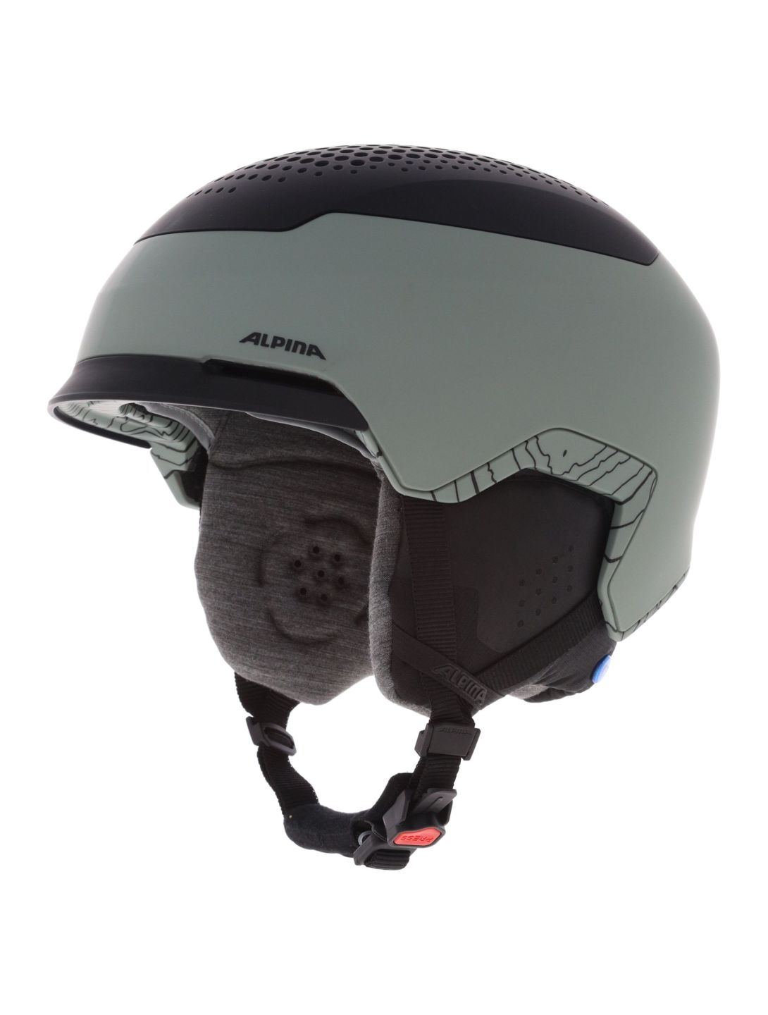 Alpina, Gems casco unisex Willow Green Black Matt nero, verde 