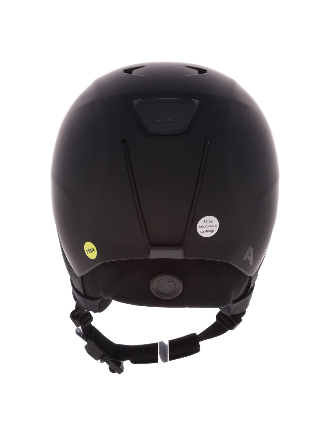 Alpina, Kroon Mips casco unisex Black Matt nero 