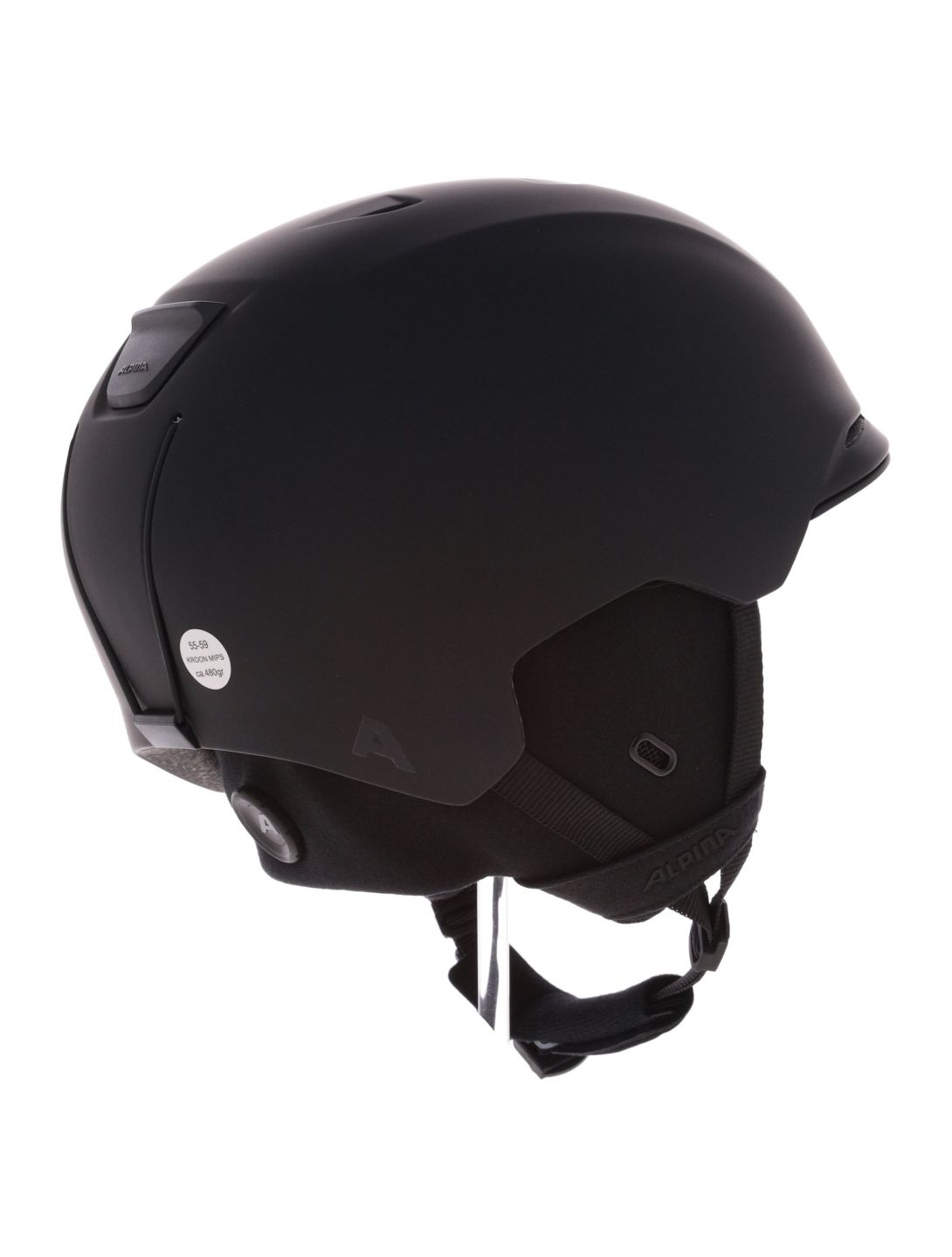 Alpina, Kroon Mips casco unisex Black Matt nero 