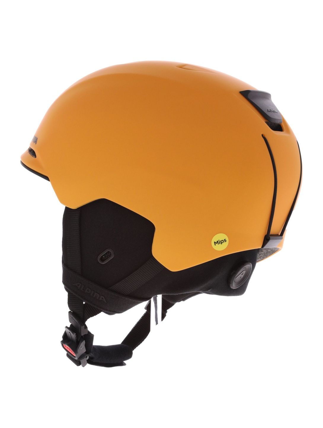 Alpina, Kroon Mips casco unisex Burned Yellow Matt giallo 