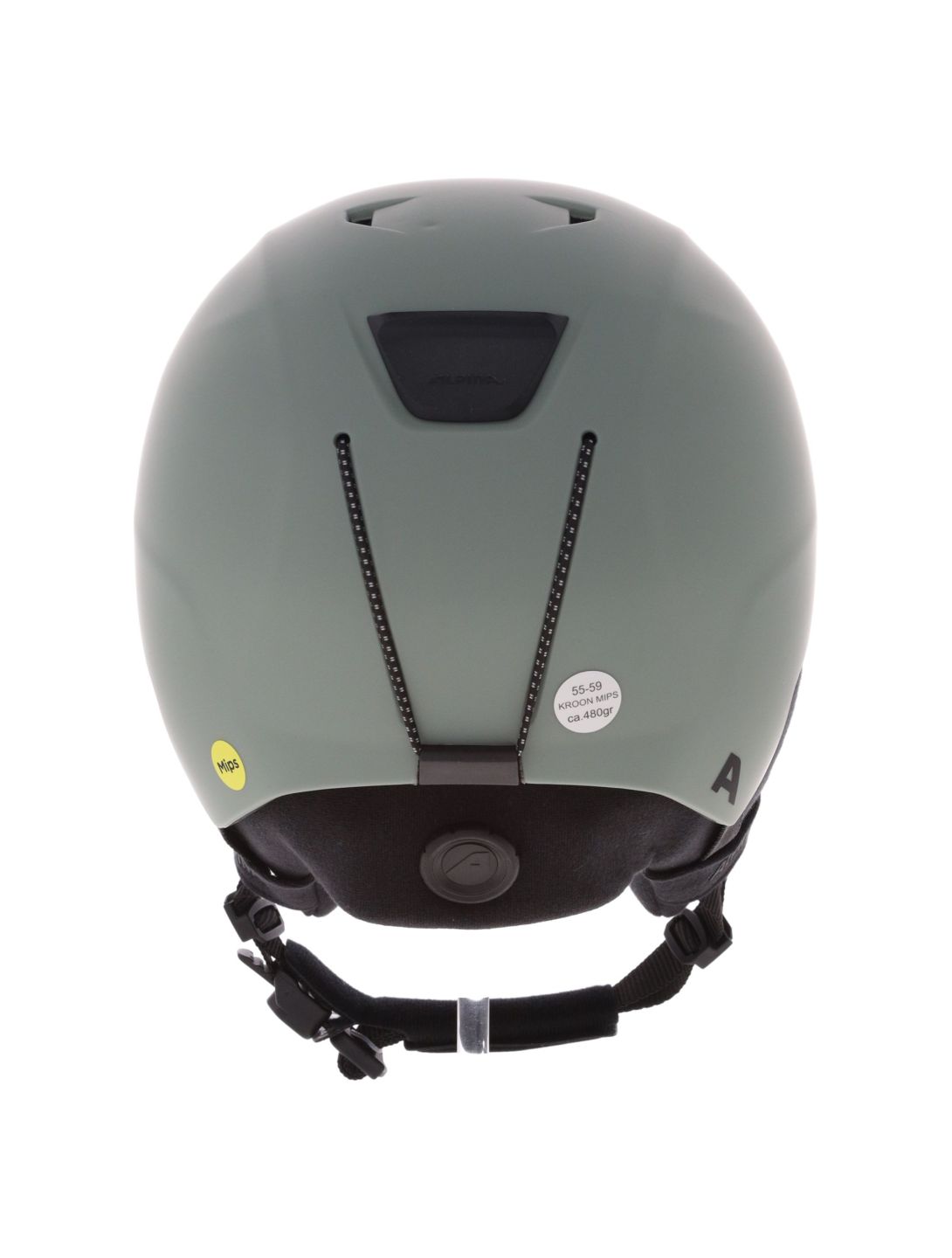 Alpina, Kroon Mips casco unisex Willow Green Matt verde 