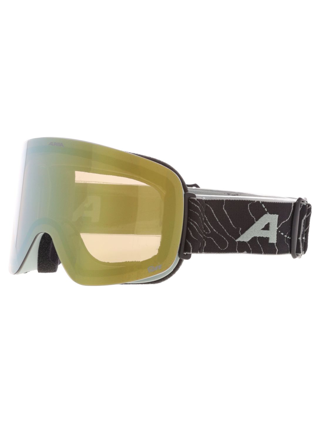 Alpina, Penken Q-Lite mascherina da sci unisex Willow Green Matt verde 