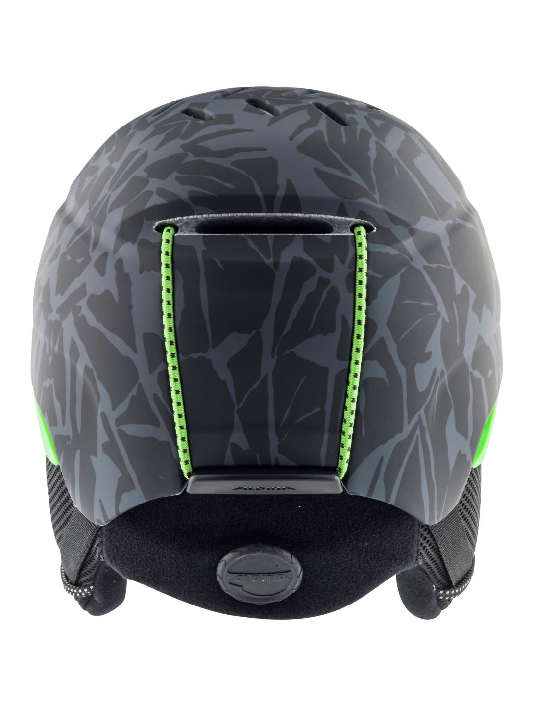 Alpina, Pizi casco bambino Black Green Camo Matt verde 