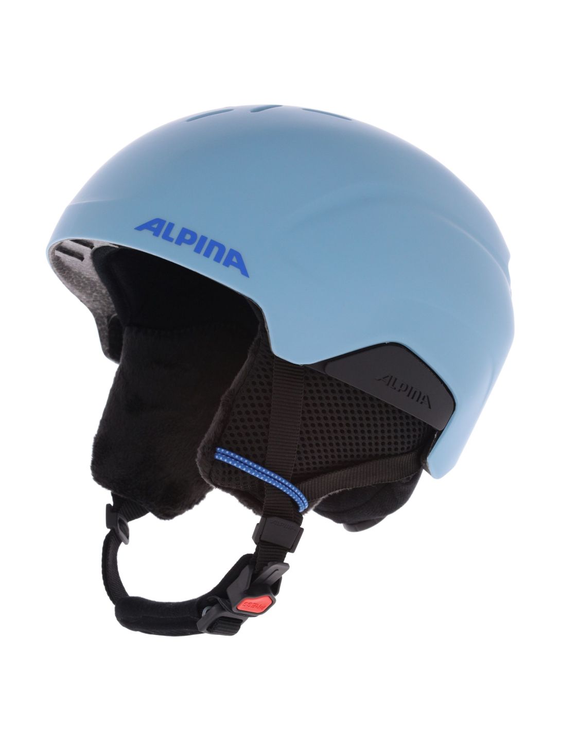 Alpina, Pizi casco bambino Smoke Blue Matt blu 