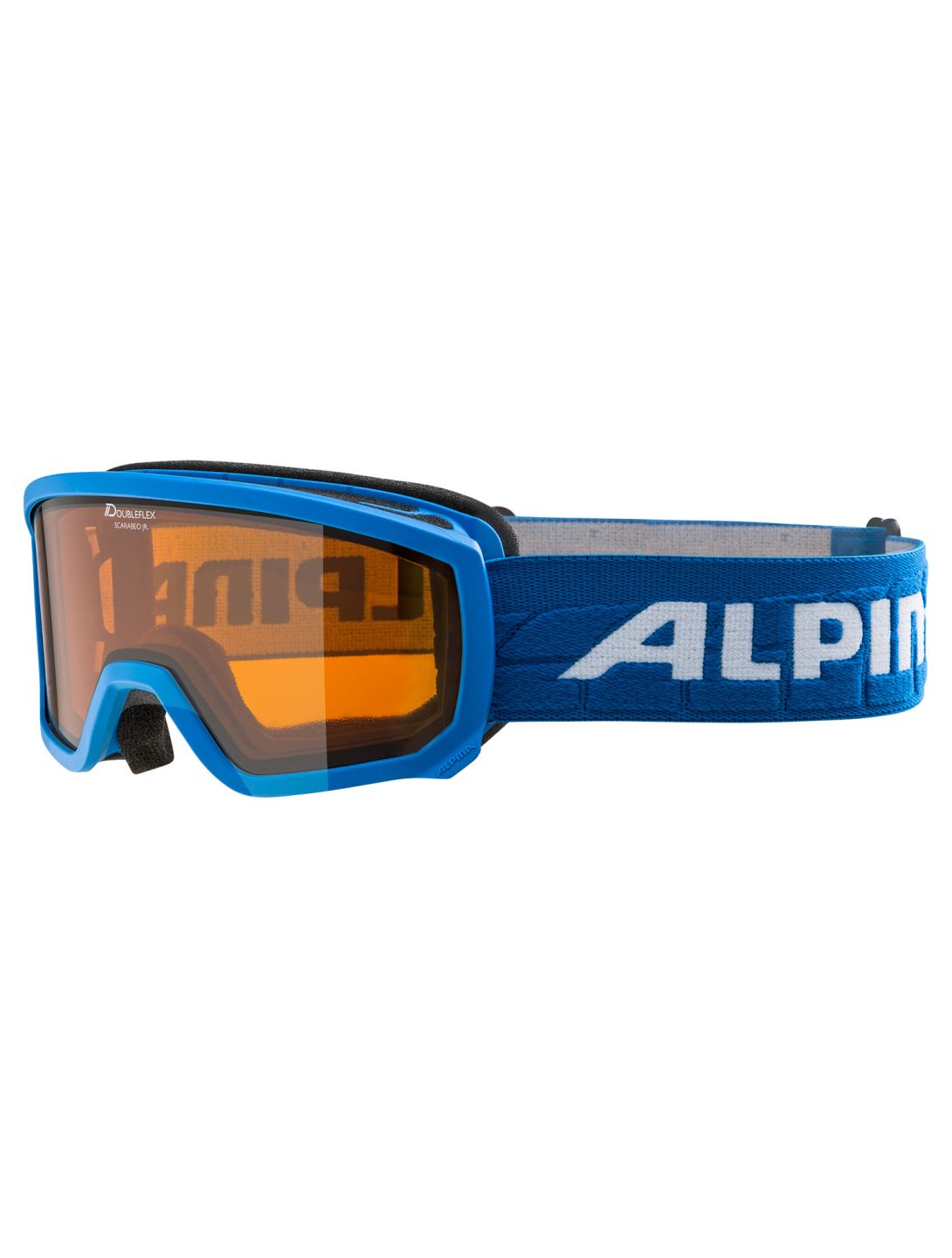 Alpina, Scarabeo Jr. mascherina da sci bambino Light Blue Matt blu 