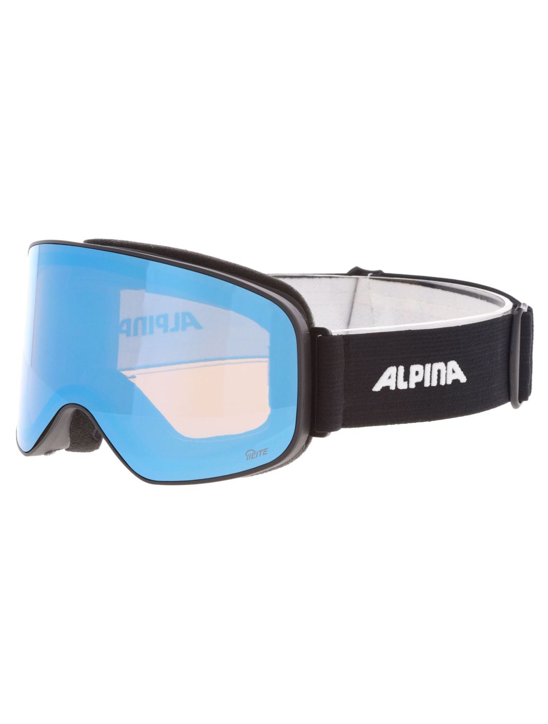 Alpina, Slope Q-Lite mascherina da sci unisex Black Matt nero 